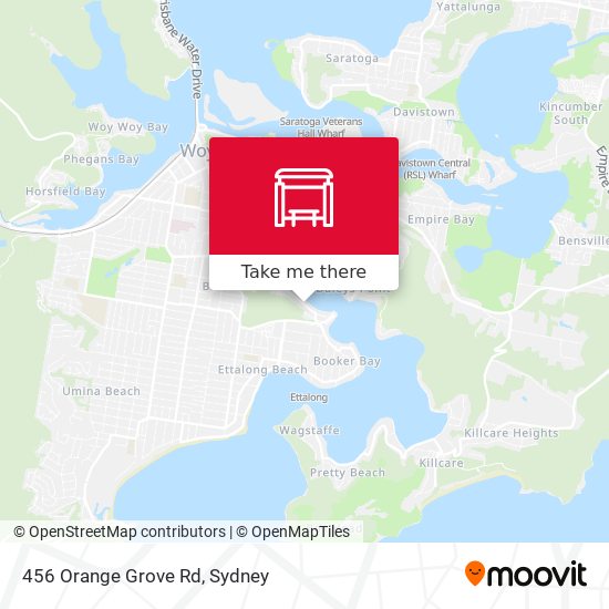 456 Orange Grove Rd map