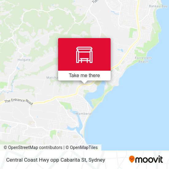 Central Coast Hwy opp Cabarita St map