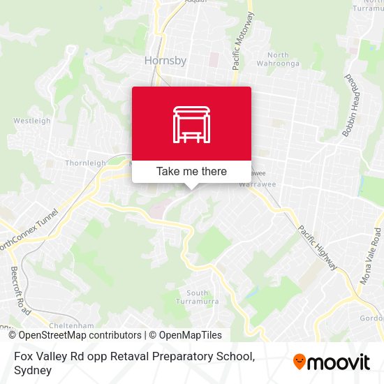 Fox Valley Rd opp Retaval Preparatory School map