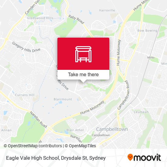 Eagle Vale High School, Drysdale St map