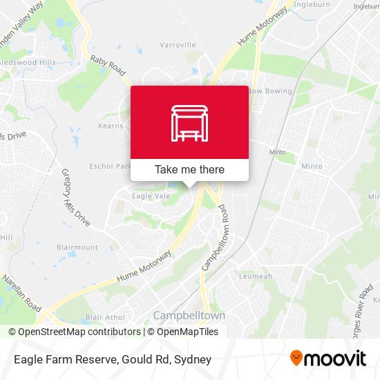 Eagle Farm Reserve, Gould Rd map