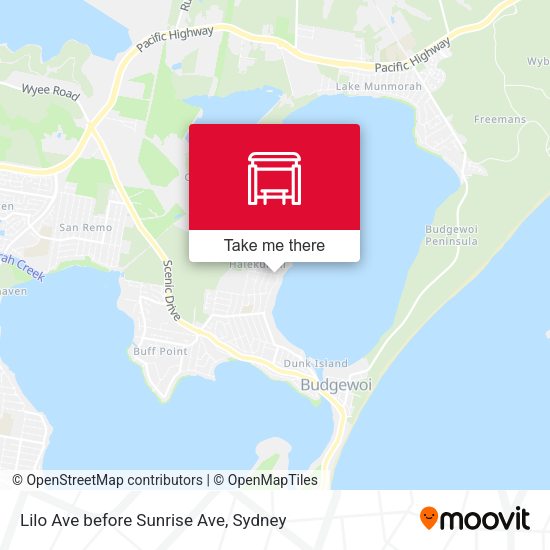 Lilo Ave before Sunrise Ave map