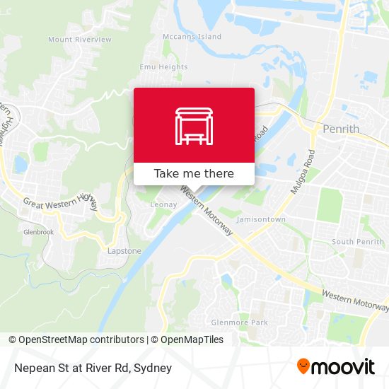 Nepean St at River Rd map