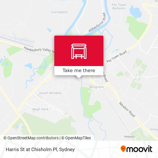 Harris St at Chisholm Pl map
