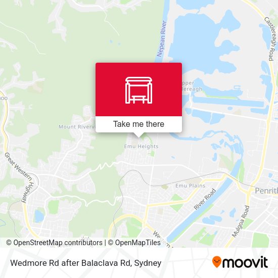 Wedmore Rd after Balaclava Rd map