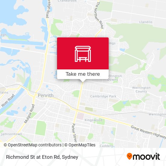 Richmond St at Eton Rd map