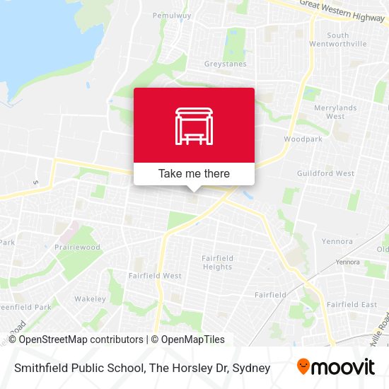 Smithfield Public School, The Horsley Dr map