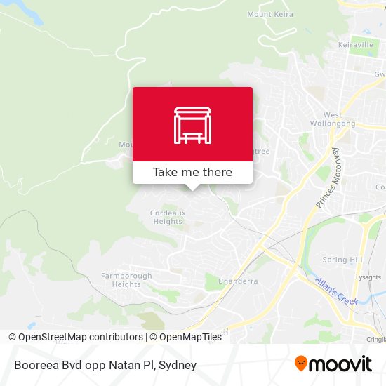 Booreea Bvd opp Natan Pl map