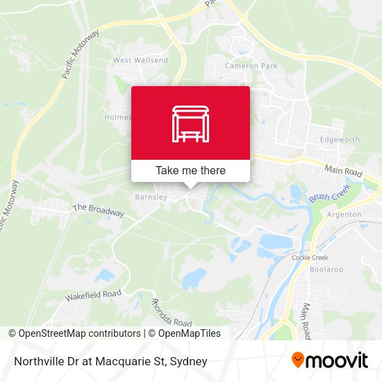 Northville Dr at Macquarie St map