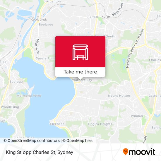 King St opp Charles St map