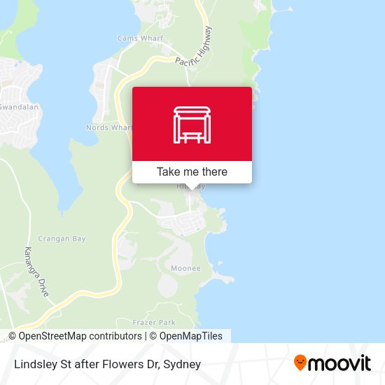 Lindsley St after Flowers Dr map