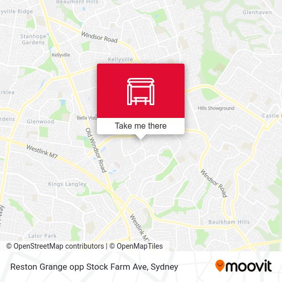 Reston Grange opp Stock Farm Ave map