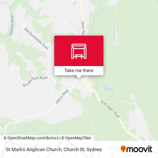 St Marks Anglican Church, Church St map