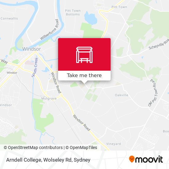 Arndell College, Wolseley Rd map