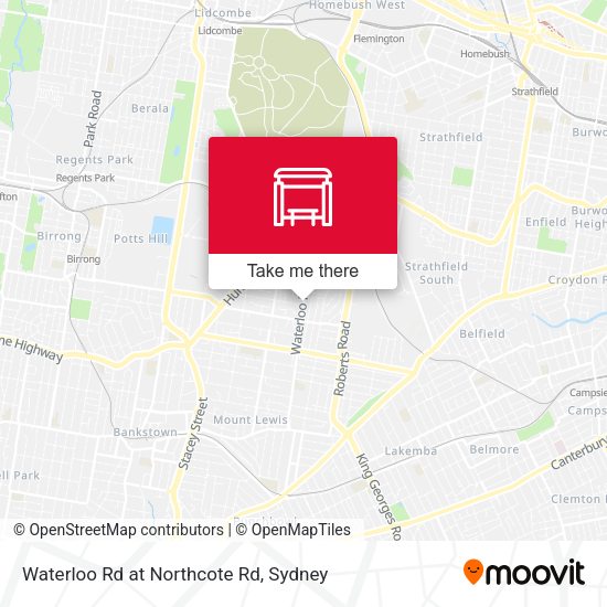 Waterloo Rd at Northcote Rd map