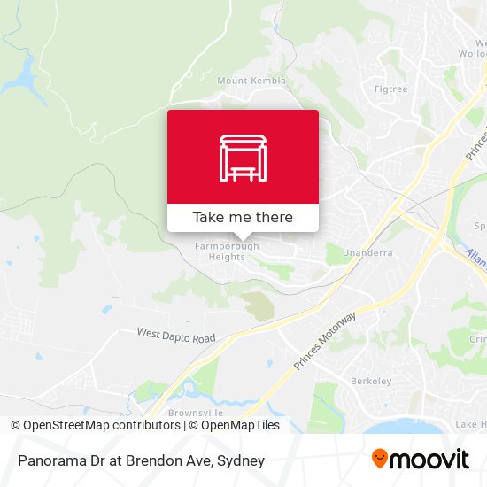 Panorama Dr at Brendon Ave map