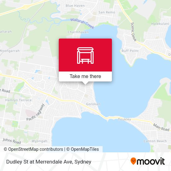 Dudley St at Merrendale Ave map