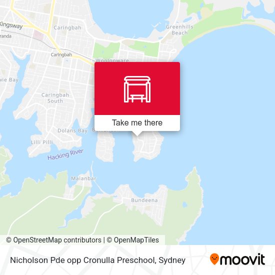 Nicholson Pde opp Cronulla Preschool map