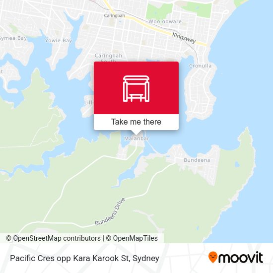 Pacific Cres opp Kara Karook St map
