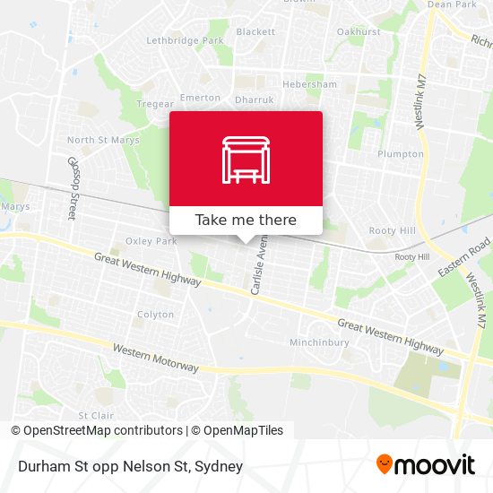 Durham St opp Nelson St map