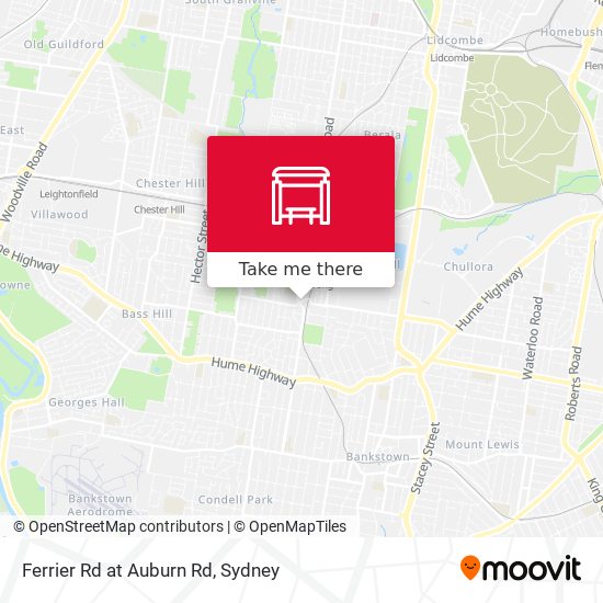 Ferrier Rd at Auburn Rd map