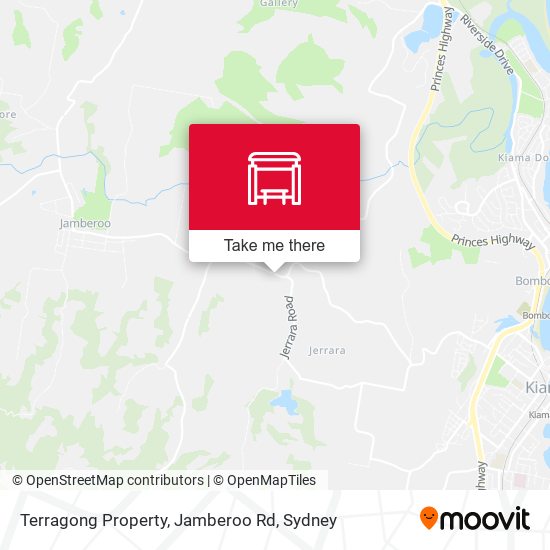 Terragong Property, Jamberoo Rd map
