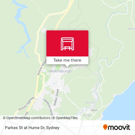 Parkes St at Hume Dr map