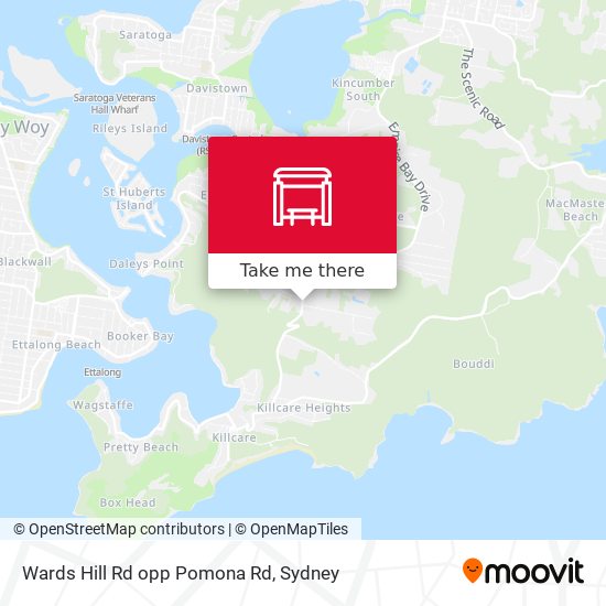 Wards Hill Rd opp Pomona Rd map