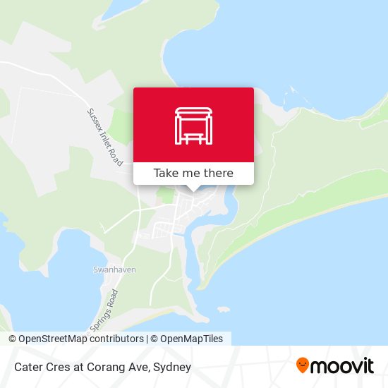 Cater Cres at Corang Ave map