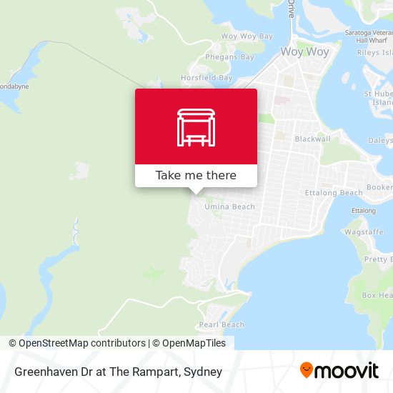 Greenhaven Dr at The Rampart map
