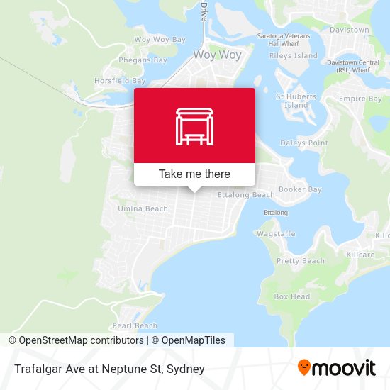 Trafalgar Ave at Neptune St map