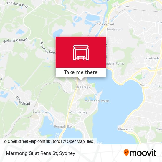 Marmong St at Rens St map
