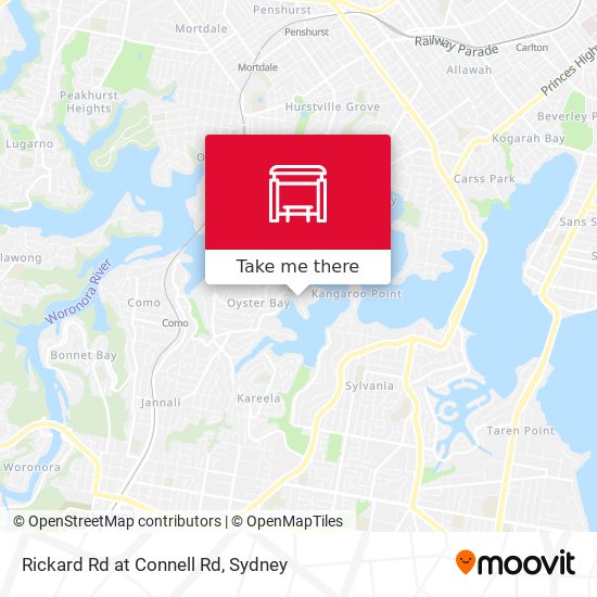 Rickard Rd at Connell Rd map