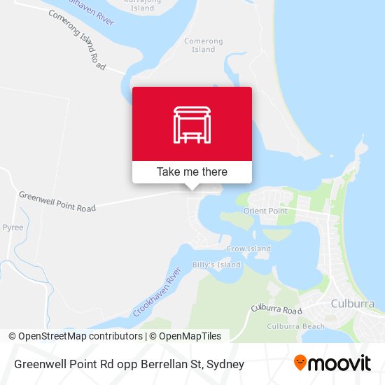 Greenwell Point Rd opp Berrellan St map