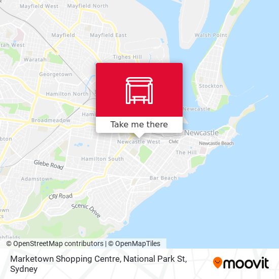Mapa Marketown Shopping Centre, National Park St