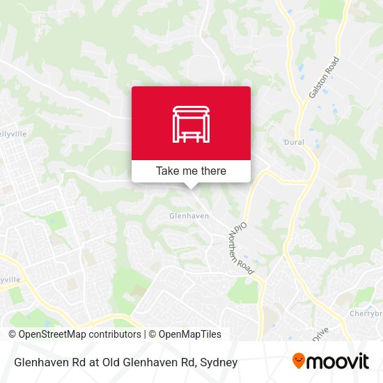 Glenhaven Rd at Old Glenhaven Rd map
