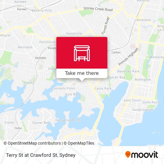 Terry St at Crawford St map