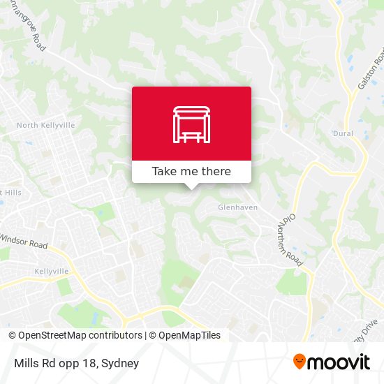 Mills Rd opp 18 map