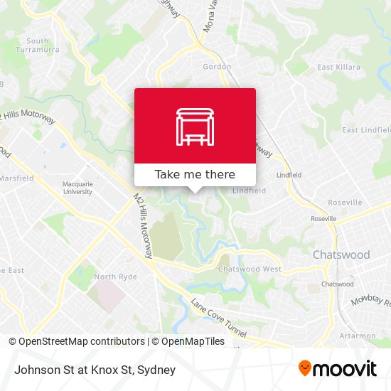 Johnson St at Knox St map