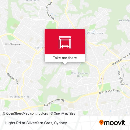 Highs Rd at Silverfern Cres map