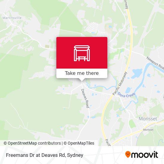 Freemans Dr at Deaves Rd map