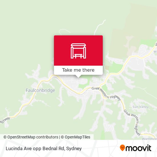 Lucinda Ave opp Bednal Rd map