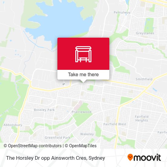 The Horsley Dr opp Ainsworth Cres map