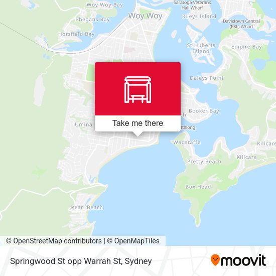Springwood St opp Warrah St map