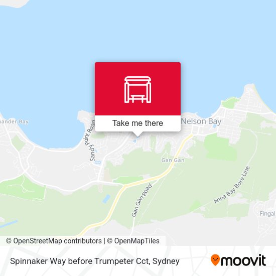 Spinnaker Way before Trumpeter Cct map