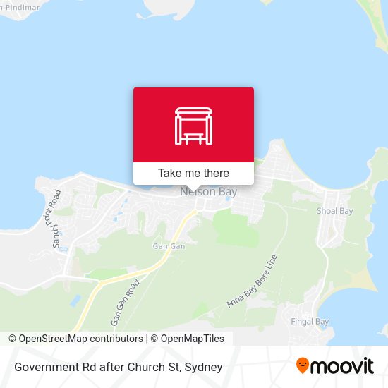 Government Rd after Church St map