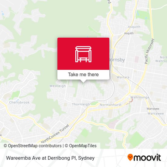 Wareemba Ave at Derribong Pl map
