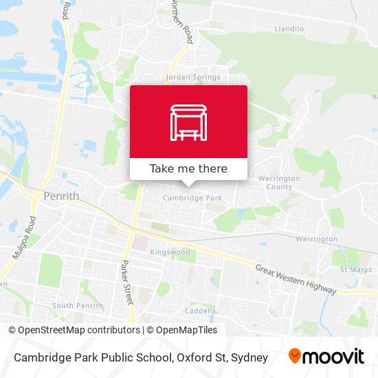 Cambridge Park Public School, Oxford St map