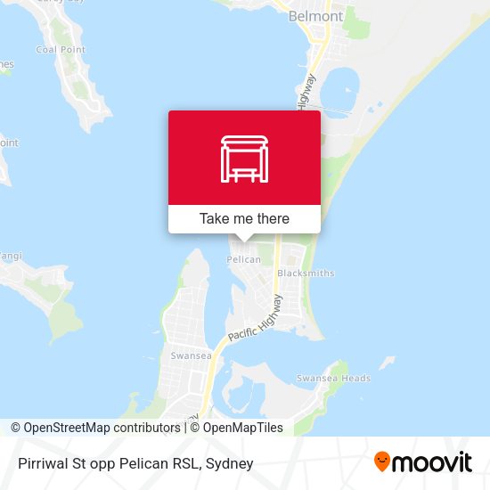 Pirriwal St opp Pelican RSL map