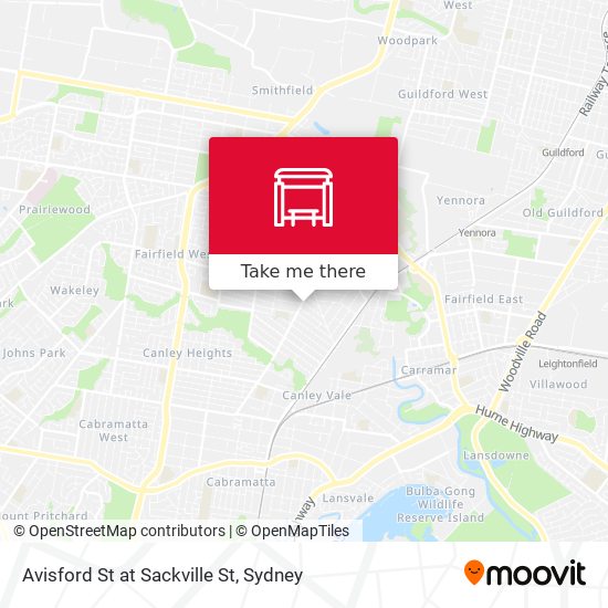 Avisford St at Sackville St map